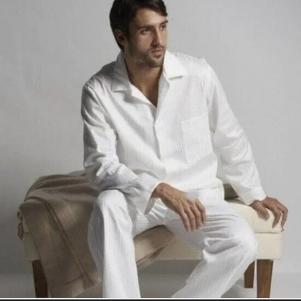 Frette Classic White Sleepwear Set
